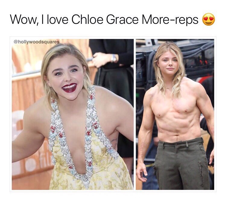 memes - built like a refrigerator - Wow, I love Chloe Grace Morereps