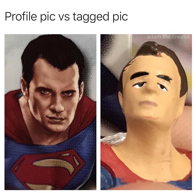 memes - profile pic vs tagged - Profile pic vs tagged pic adam.the.creator