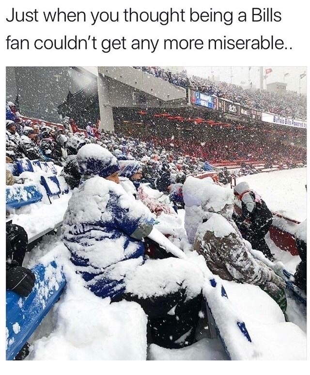 cold football fans - Just when you thought being a Bills fan couldn't get any more miserable.