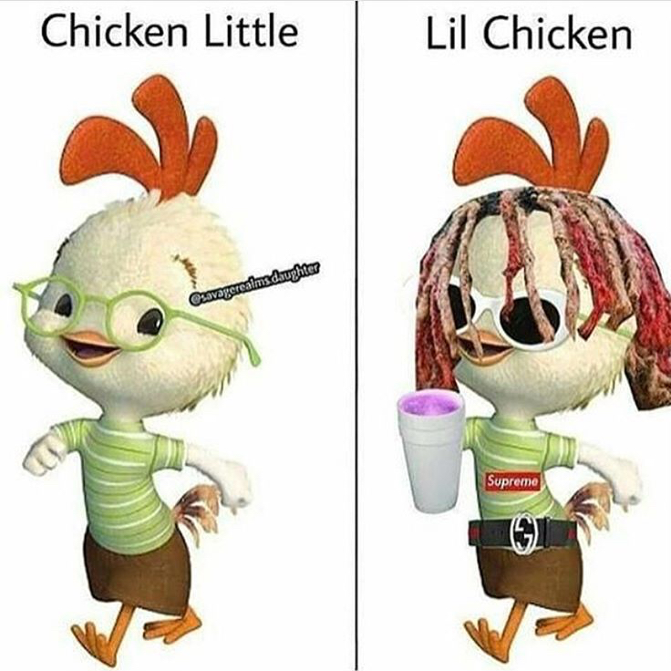 fresh meme about when chicken little funny - Chicken Little Lil Chicken Osavagerealms daughter Supremo