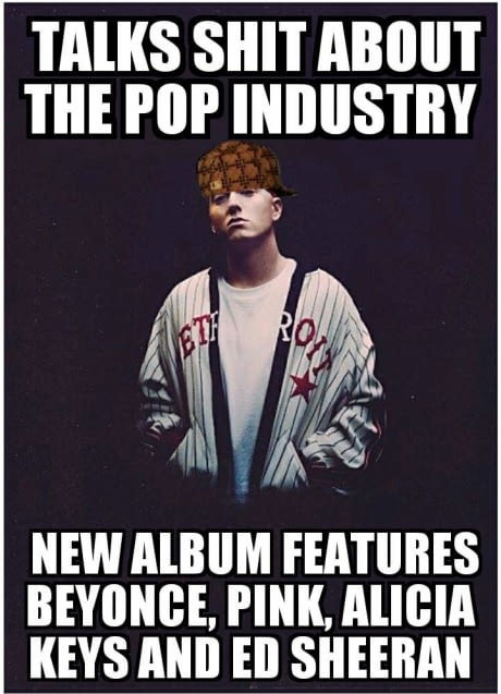 fresh meme about when eminem not afraid memes - Talks Shit About The Pop Industry 162 Ron New Album Features Beyonce, Pink, Alicia Keys And Ed Sheeran