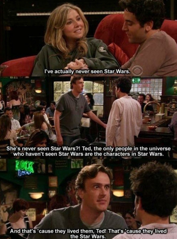 HIMYM meme about people who have never seen star wars