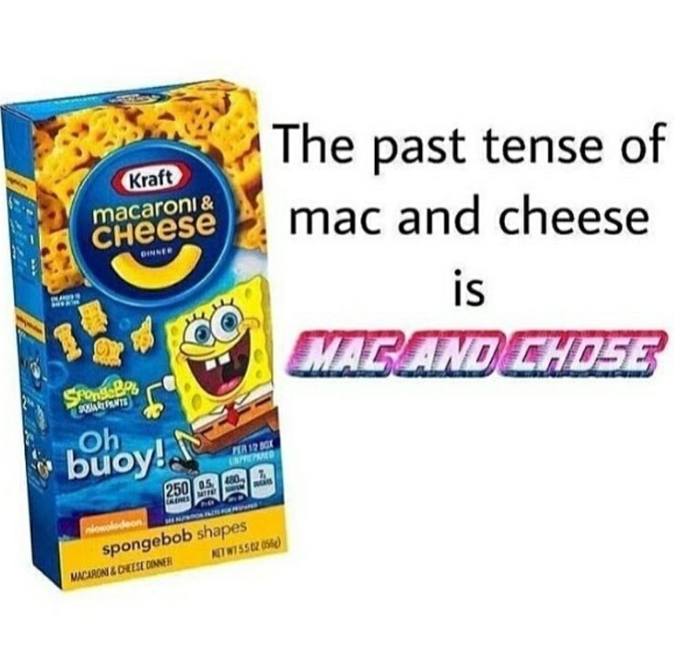 kraft mac and cheese spongebob - Kraft macaroni & Cheese Dinner The past tense of mac and cheese is Macand Chose Spon Minte saules buoy! I mean 2501 Os spongebob shapes Macaroni & Deese Dinner MTWT5502 056