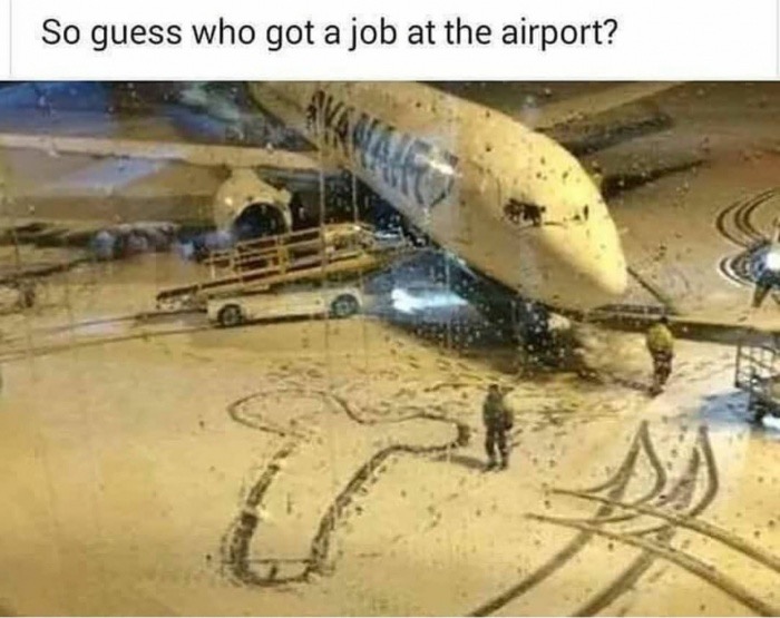 ryanair penis - So guess who got a job at the airport?
