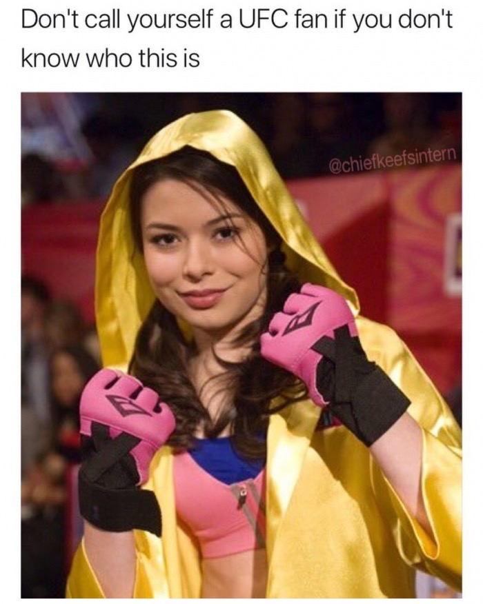 icarly cute - Don't call yourself a Ufc fan if you don't know who this is