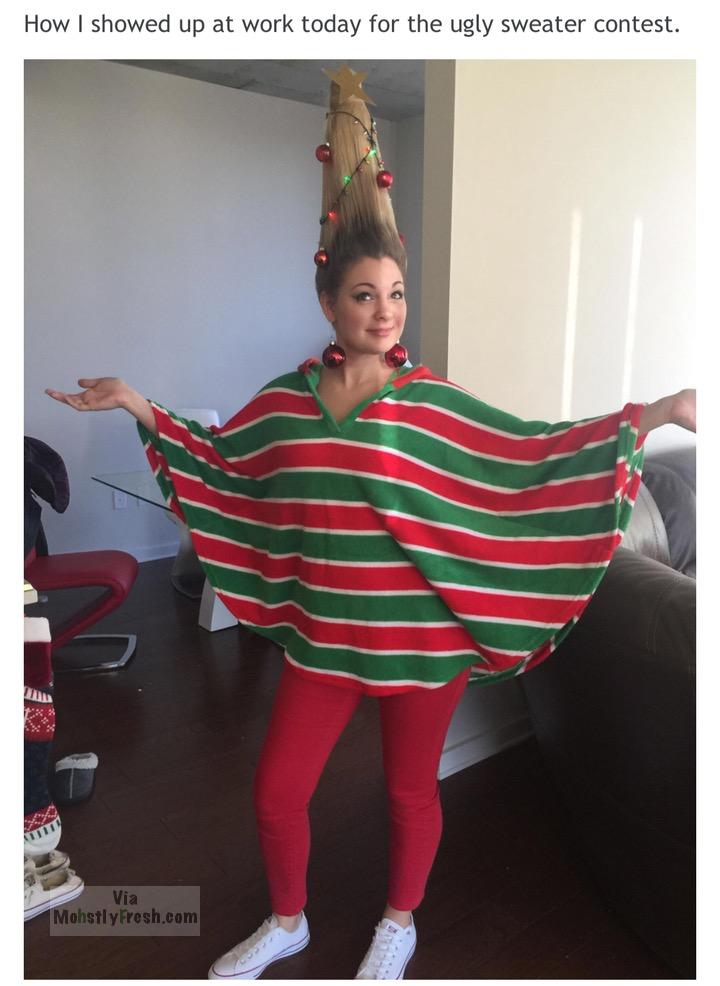 meme stream - mexican poncho meme - How I showed up at work today for the ugly sweater contest. Via Mohstly Fresh.com
