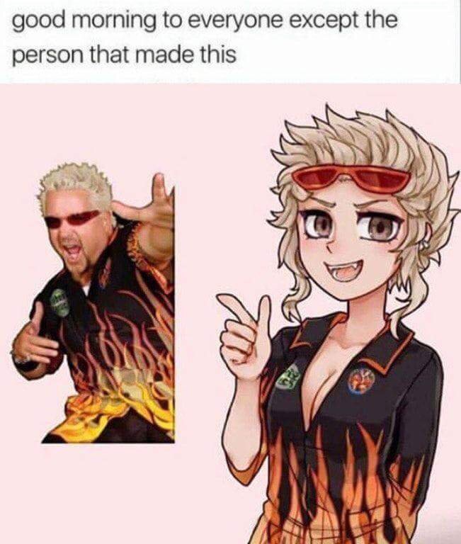 guy fieri transparent background - good morning to everyone except the person that made this