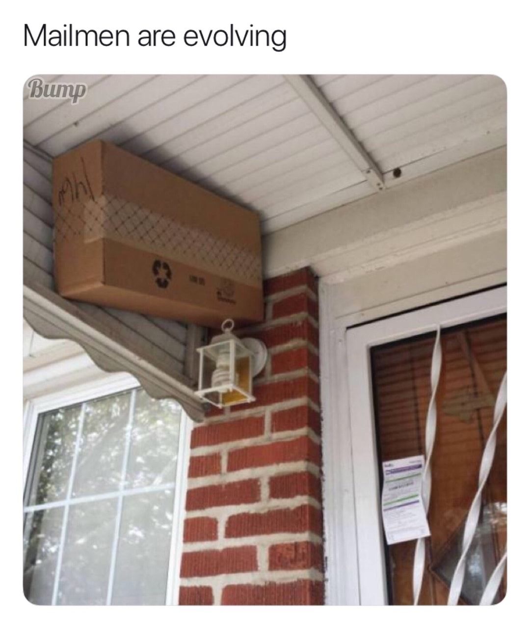 funny amazon delivery package - Mailmen are evolving Bump