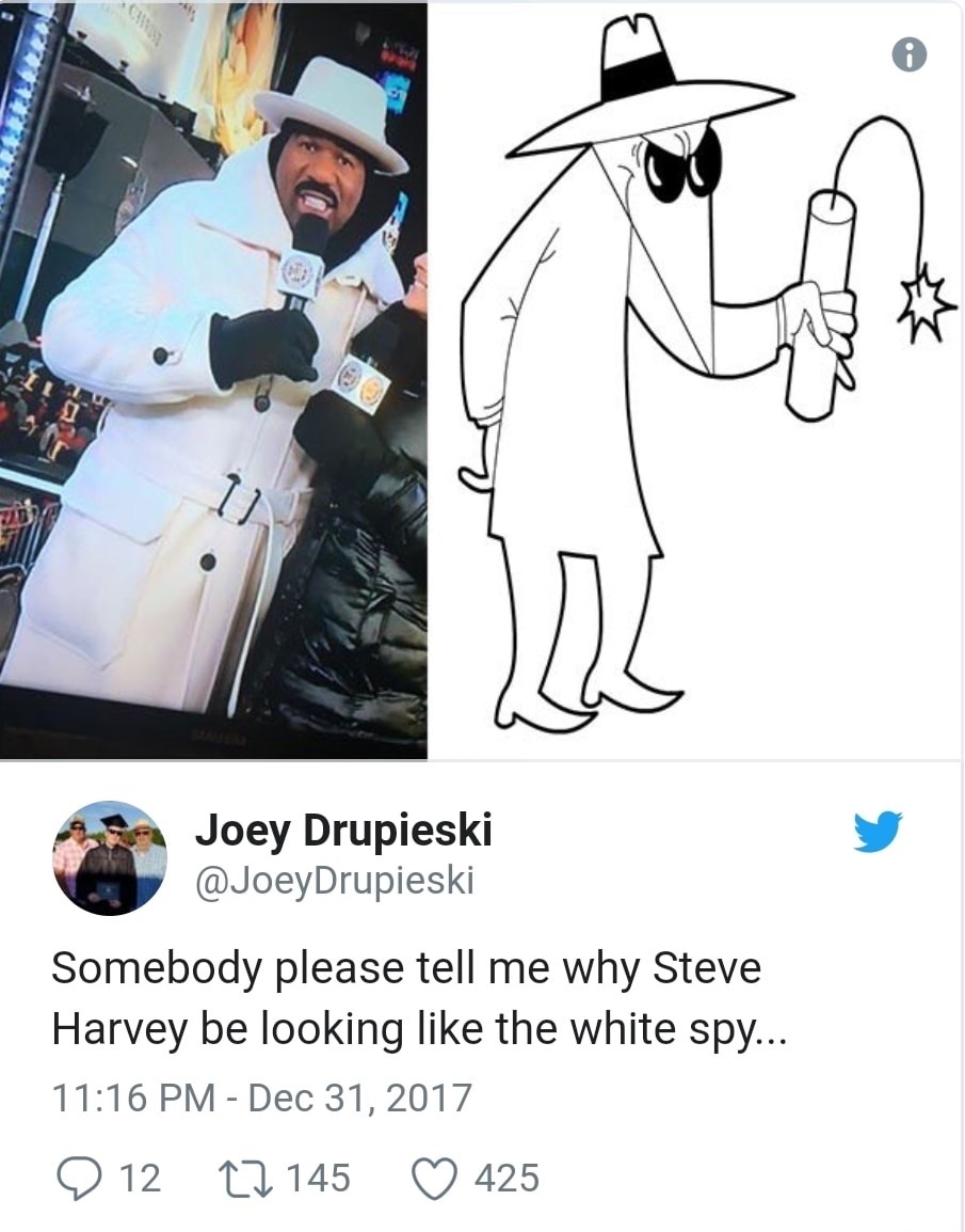 spy vs spy white spy - Gas Joey Drupieski Somebody please tell me why Steve Harvey be looking the white spy... 2 12 22 145 425