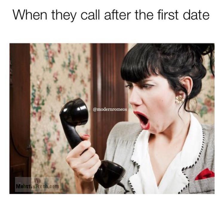 microphone - When they call after the first date Mohsti Presh.com