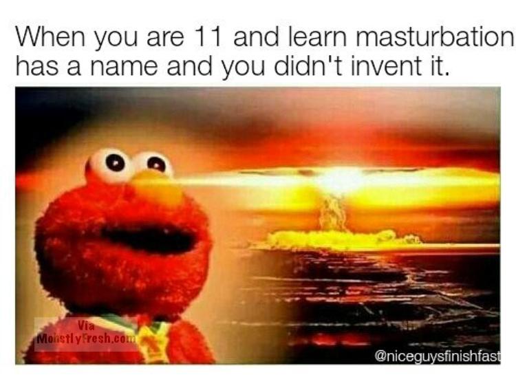 kid cudi hums meme - When you are 11 and learn masturbation has a name and you didn't invent it. Via MonstlyFresh.com