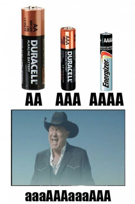 aaaa battery meme - Taam Jazbjaus Chun Duracell Aa Aaa Aaaa aaaAAAaaaAAA Alkaline Battery Aa MN1500 LR6 1.5 Volts Duracell Alkaline Battery