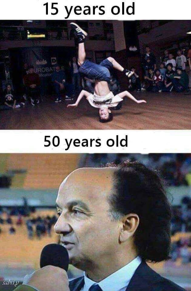 bald memes - 15 years old Eurobatele 50 years old
