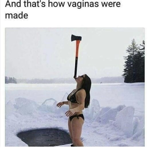 thats how vaginas were made - And that's how vaginas were made
