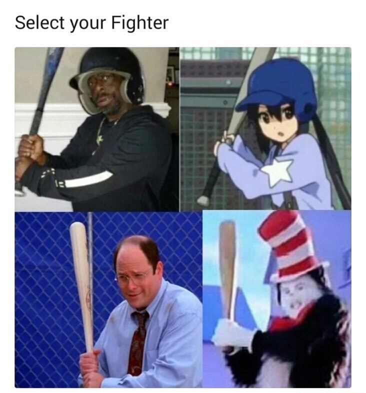 cat in the hat meme - Select your Fighter