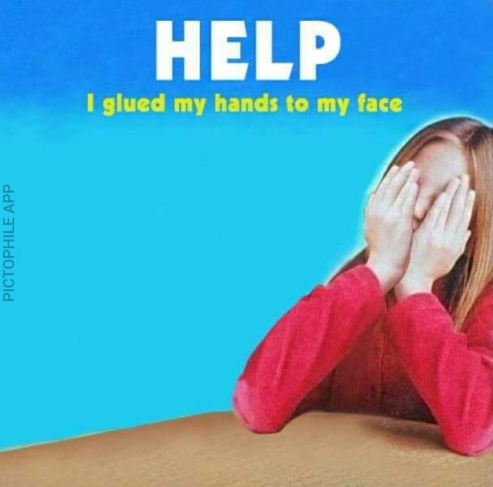 connect 4 memes - Help I glued my hands to my face Pictophile App