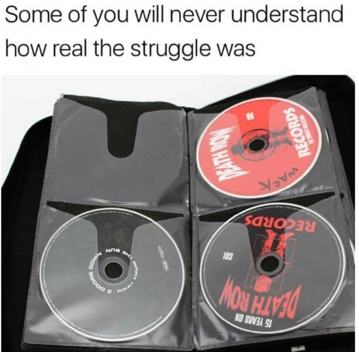cd case meme - Some of you will never understand how real the struggle was Records Na Records 15 Years On