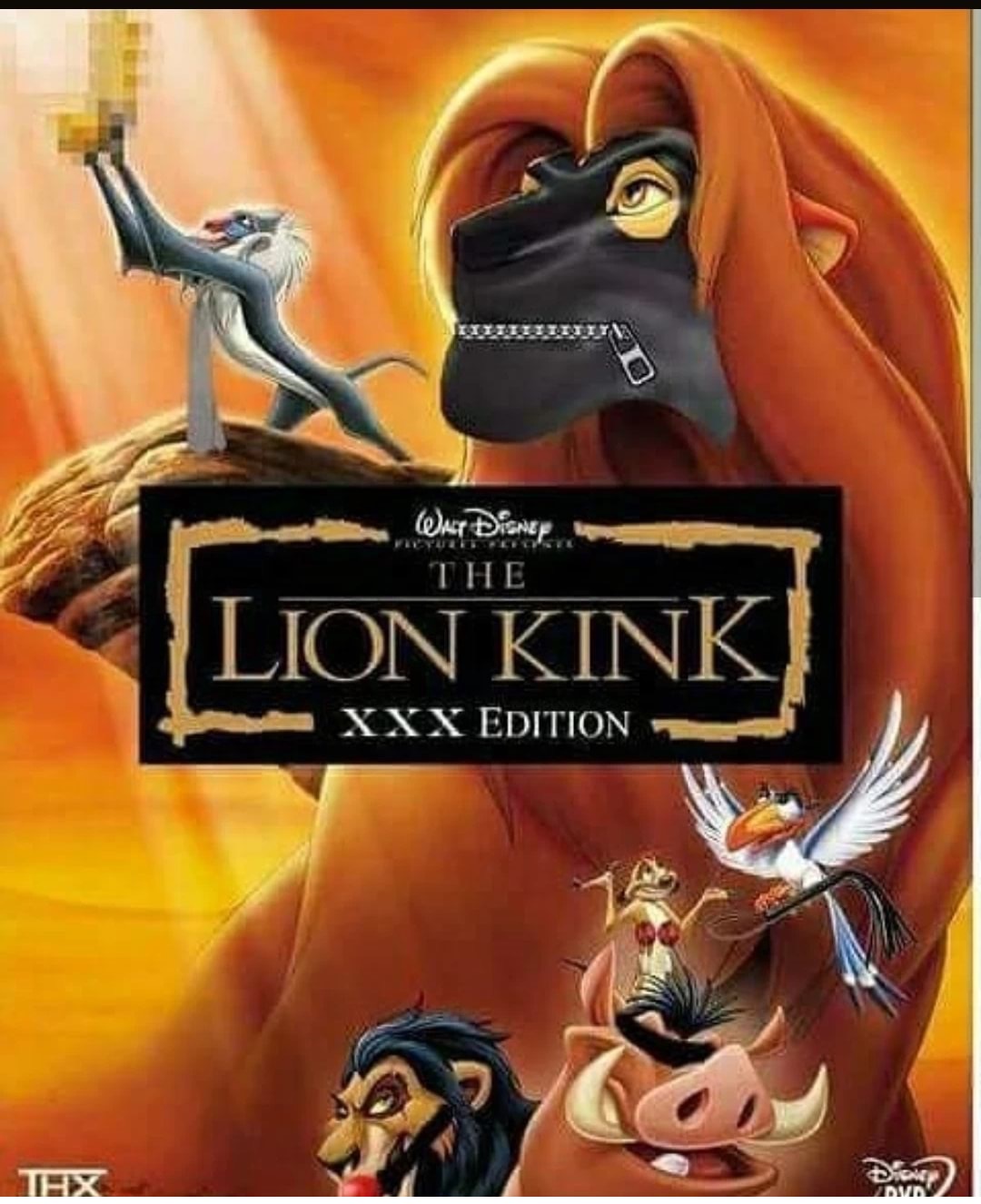 funny meme - lion king special edition - War Dioner. The Lion Kink Xxx Edition Tex top