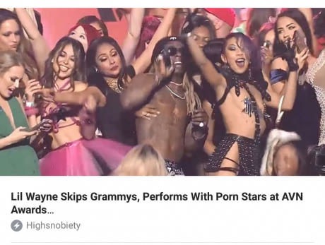 girl - Lil Wayne Skips Grammys, Performs With Porn Stars at Avn Awards... Highsnobiety