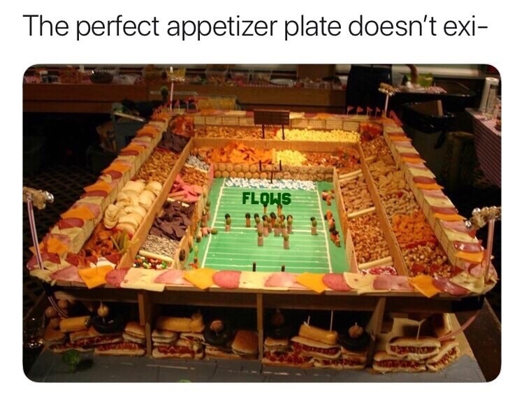 super bowl snack stadium - The perfect appetizer plate doesn't exi Flows