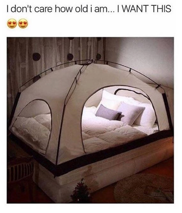 room tent - I don't care how old i am... I Want This