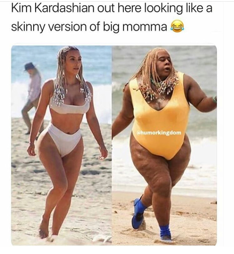 big mommas house - Kim Kardashian out here looking a skinny version of big momma humorkingdom