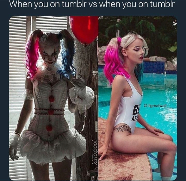 costume - When you on tumblr vs when you on tumblr lilgreatwall kino.pool