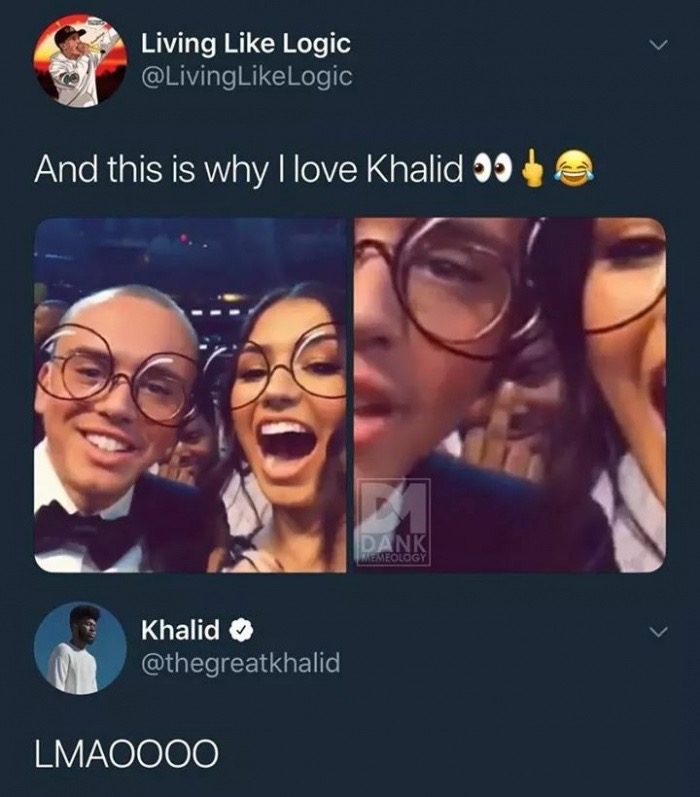glasses - Living Logic And this is why I love Khalid b e Dank Memeology Khalid LMAO000