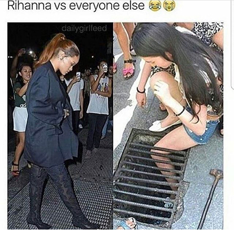 you ll never catch rihanna slipping - Rihanna vs everyone else dailygirlfeed