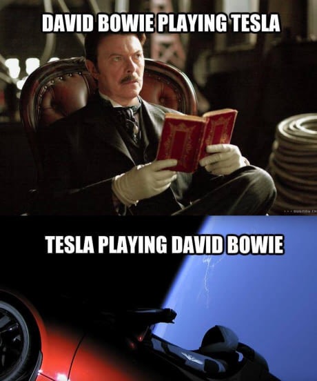 david bowie playing tesla - David Bowie Playing Tesla Tesla Playing David Bowie