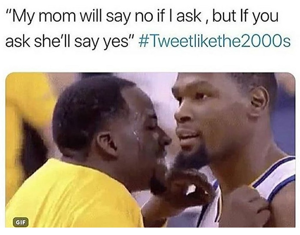anxiety memes - "My mom will say no if I ask, but If you ask she'll say yes" Gif