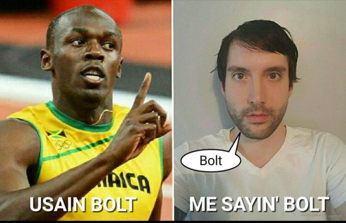 fastest runner in the world - Bolt Aica Usain Bolt Me Sayin' Bolt Photo tokes Android