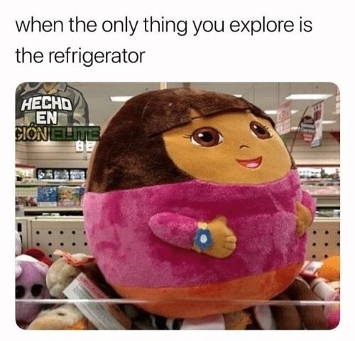 only thing you explore - when the only thing you explore is the refrigerator Hechd En Cion El
