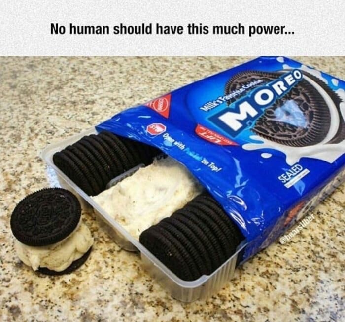 make your own oreo - No human should have this much power... Sealed