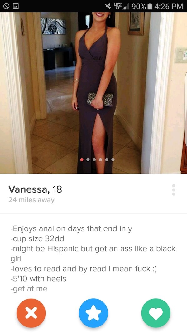 dtf tinder girls - 464 90% i Vanessa, 18 24 miles away Enjoys anal on days that end in y cup size 32dd might be Hispanic but got an ass a black girl loves to read and by read I mean fuck ; 5'10 with heels get at me