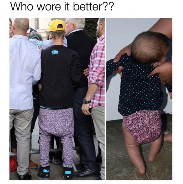 wore it better justin bieber - Who wore it better??