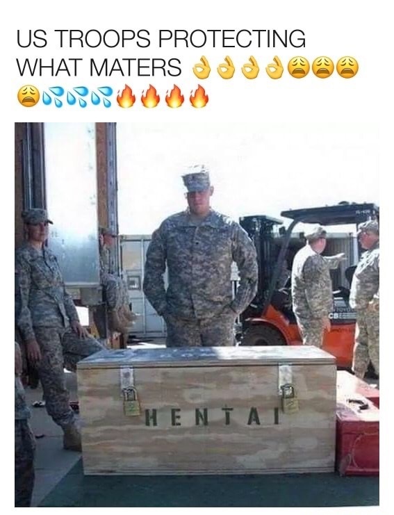 soldier protecting meme - Us Troops Protecting What Maters Dood@@@ Hentai