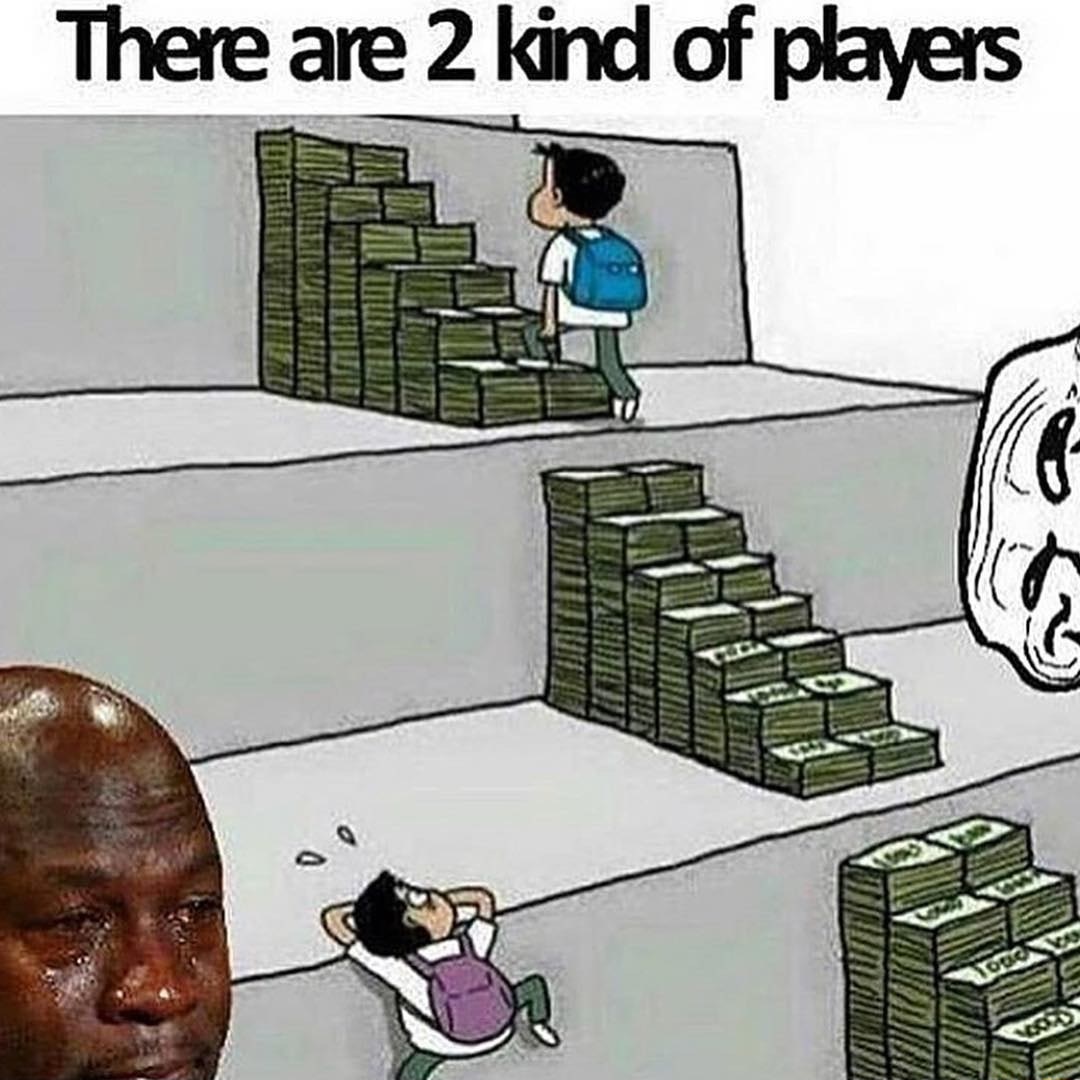 Thursday meme about players meme - There are 2 kind of players