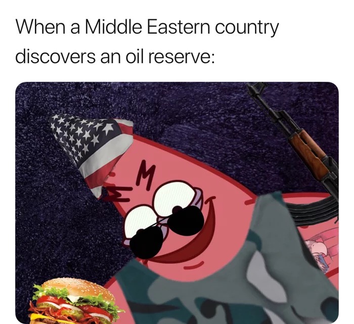 freedom intensifies - When a Middle Eastern country discovers an oil reserve