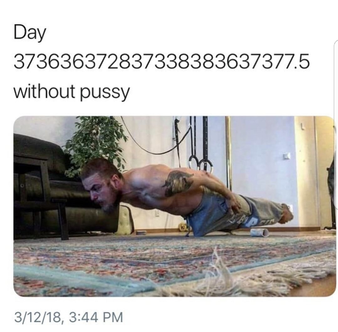 cock pushups - Day 373636372837338383637377.5 without pussy 31218,