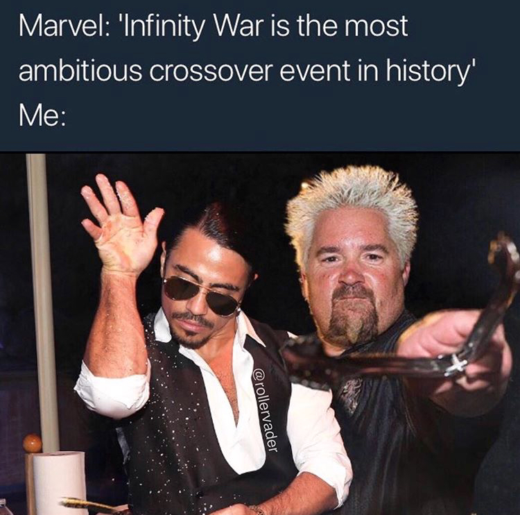 Marvel 'Infinity War is the most ambitious crossover event in history, Me