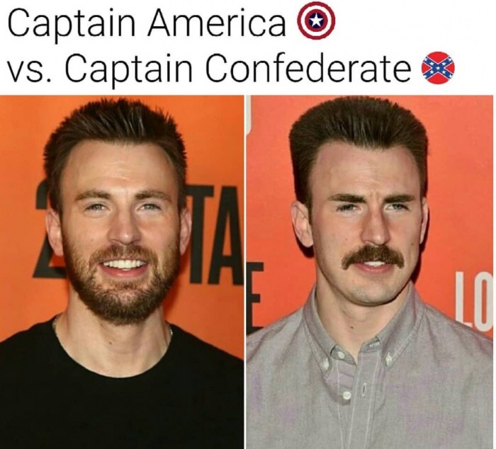 captain america captain murica - Captain America vs. Captain Confederate