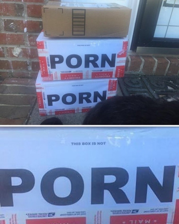 discreet packaging - Porn Ority Aion Ho Porn Thus Box Is Not Porn
