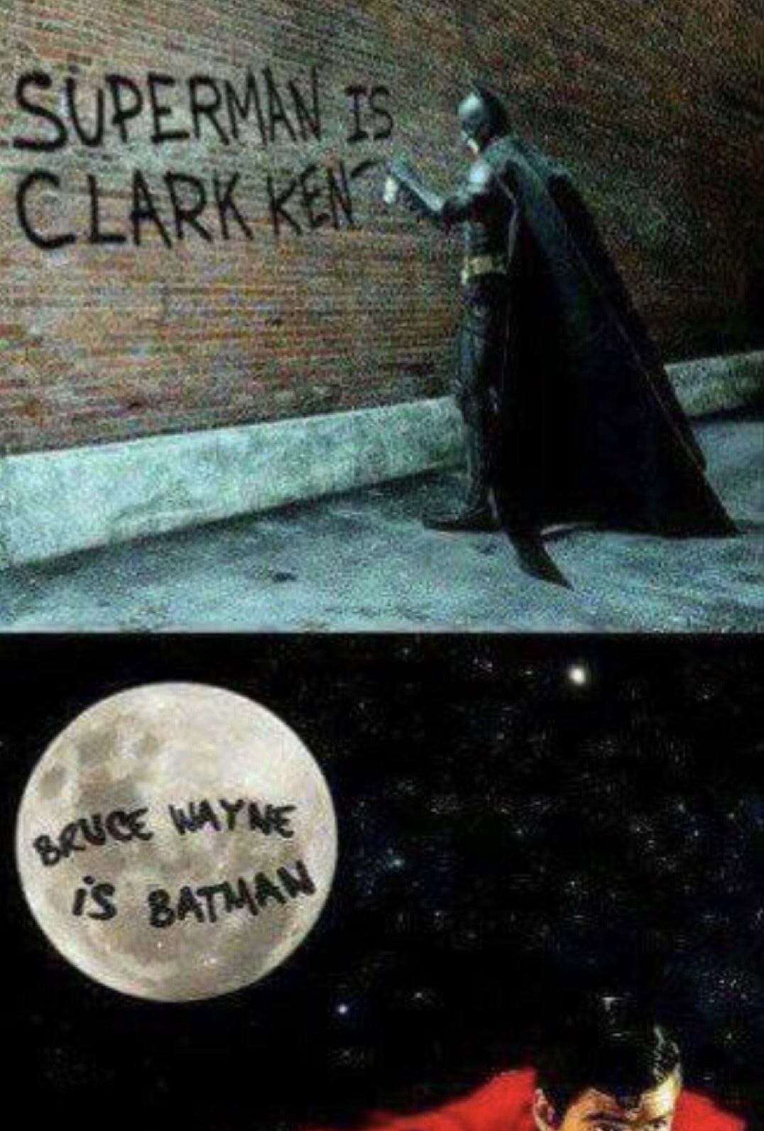 superman funny quotes - Superman Is Clark Kend Bruce Wayne Is Bataan