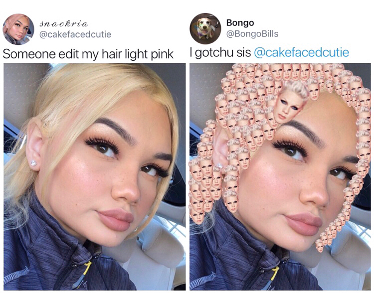 people born in 2000 meme - snackria Someone edit my hair light pink Bongo gotchu sis