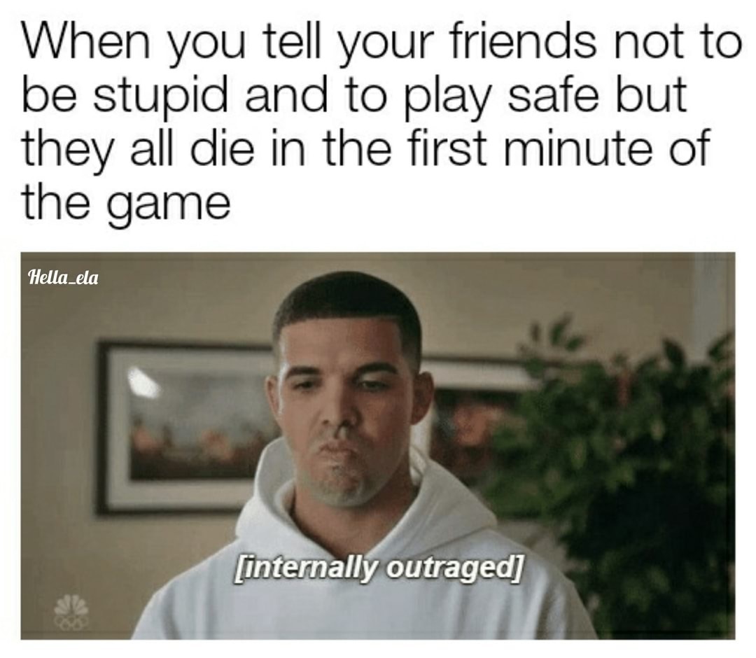don t touch the thermostat meme - When you tell your friends not to be stupid and to play safe but they all die in the first minute of the game Hella_ela internally outraged