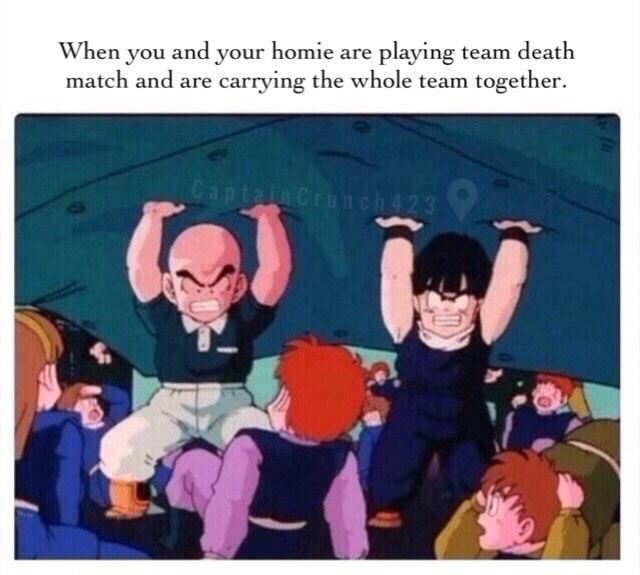 smartest kid meme - When you and your homie are playing team death match and are carrying the whole team together. aptain Crunch