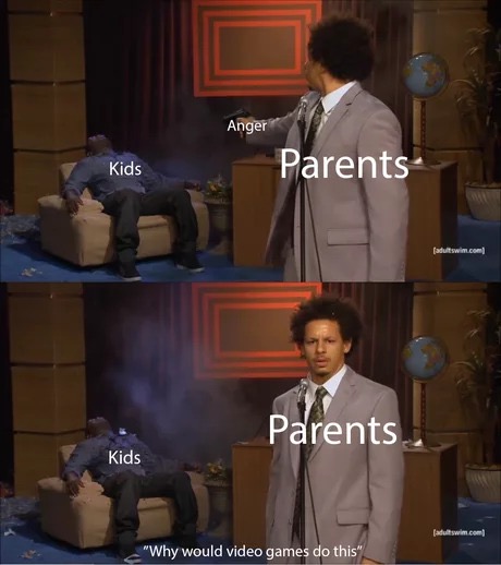 dank meme would sansa do this meme - Anger Kids Parents adult swim.com Parents Kids adult swim.com "Why would video games do this"
