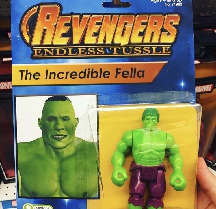 revengers the incredible fella - Ayu 4 all up No. 71960 Evengers Endless Tussle The Incredible Fella Obrinus