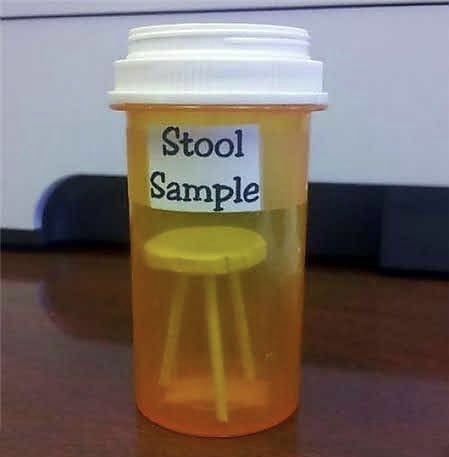 stool sample gag gift - Stool Sample